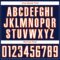 Custom Navy White Orange-Royal Gradient Horizontal Stripes Sublimation Soccer Uniform Jersey