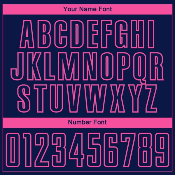 Custom Navy Pink-Royal Gradient Horizontal Stripes Sublimation Soccer Uniform Jersey