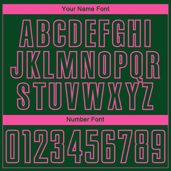 Custom Green Pink-Kelly Green Gradient Horizontal Stripes Sublimation Soccer Uniform Jersey