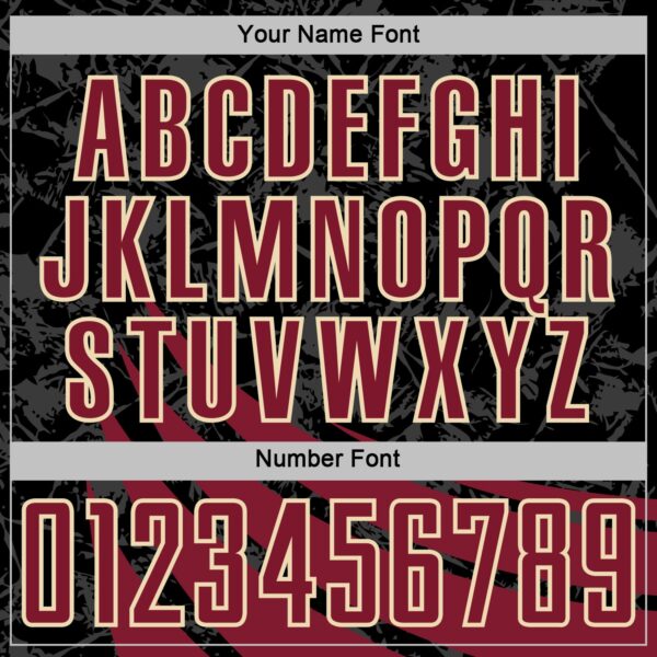 Custom Black Crimson-Cream Distressed Diagonal Stripes Wind Shapes Sports Sublimation Soccer Uniform Jersey