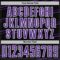 Custom Black Purple-White Diagonal Pinstripes Lines Sports Sublimation Soccer Uniform Jersey