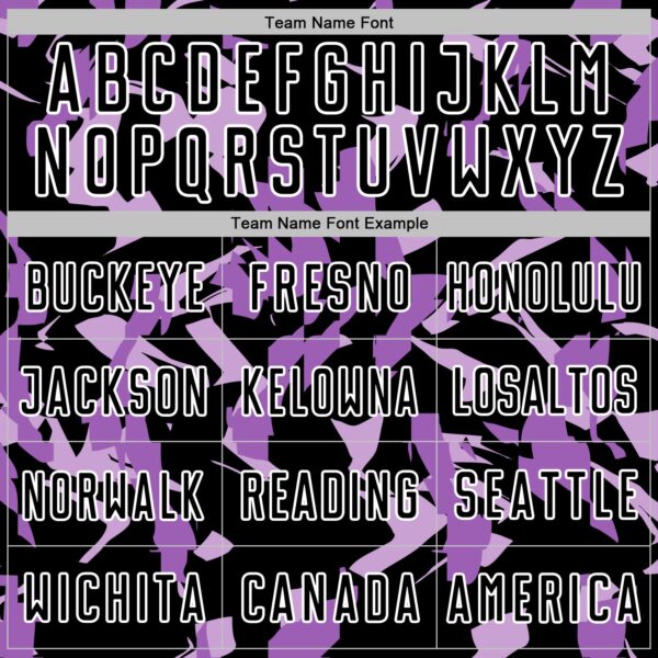 Custom Black White-Purple Geometric Camo Fragment Sports Sublimation Soccer Uniform Jersey