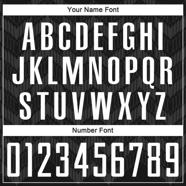 Custom Black White-Steel Gray Colombia Zigzag Pattern Sublimation Soccer Uniform Jersey