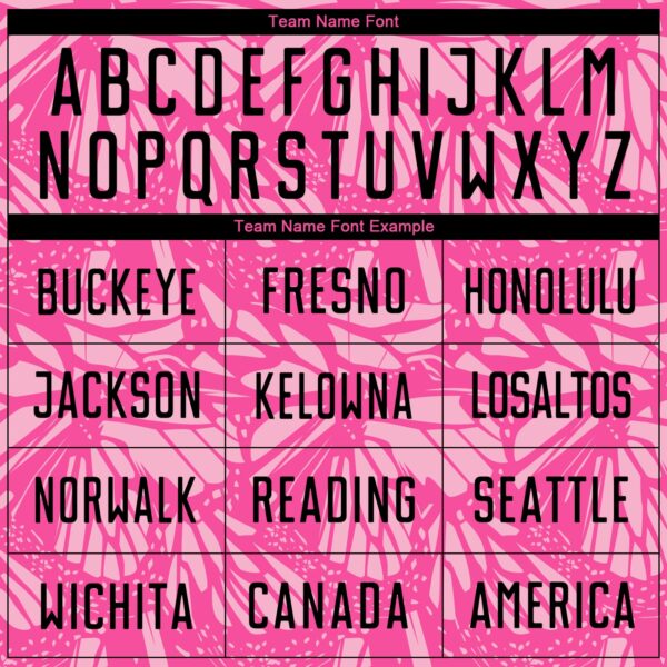 Custom Pink Black-Light Pink Colombia Butterfly Wings Pattern Sublimation Soccer Uniform Jersey