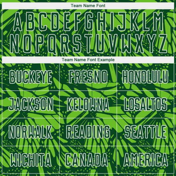 Custom Green Aurora Green-White Colombia Butterfly Wings Pattern Sublimation Soccer Uniform Jersey