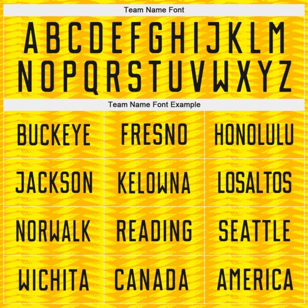 Custom Gold Black-Light Yellow Colombia Feather Pattern Sublimation Soccer Uniform Jersey