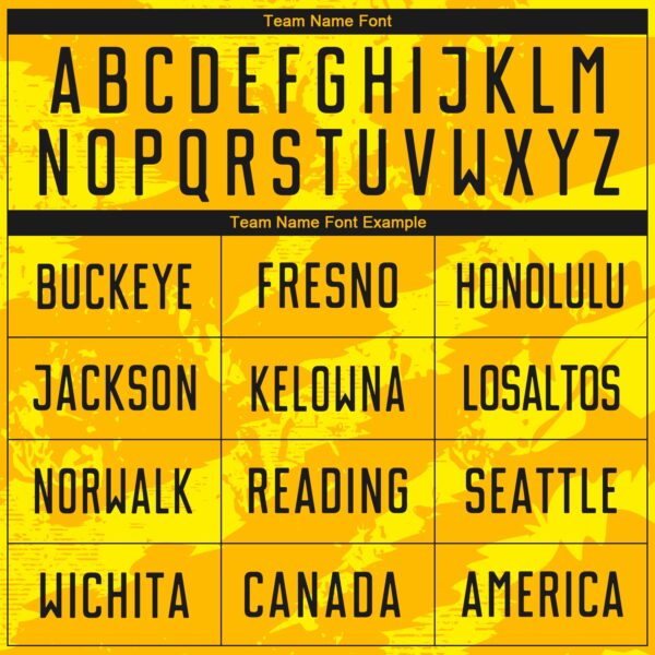 Custom Gold Black-Light Yellow Colombia Brush Stroke Sublimation Soccer Uniform Jersey