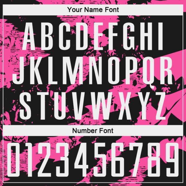 Custom Black White-Pink Colombia Brush Stroke Sublimation Soccer Uniform Jersey