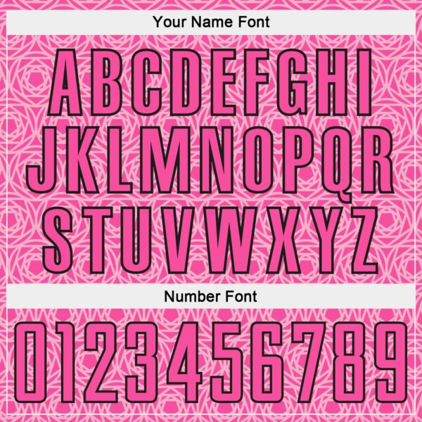 Custom Light Pink Pink-Black Colombia Geometric Interlocking Pattern Sublimation Soccer Uniform Jersey