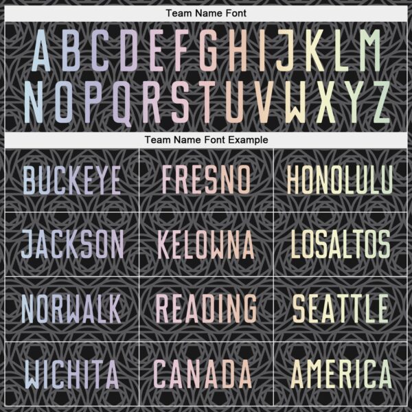 Custom Black Gradient-Steel Gray Colombia Geometric Interlocking Pattern Sublimation Soccer Uniform Jersey