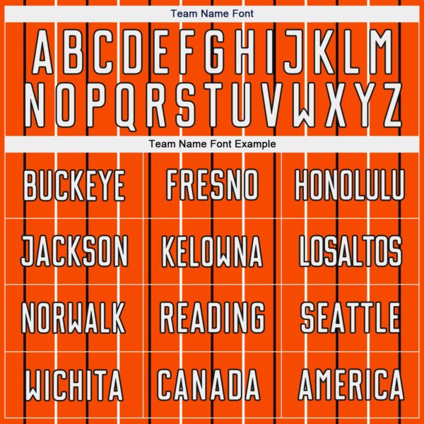 Custom Orange White-Black France Vertical Pinstripe Sublimation Soccer Uniform Jersey