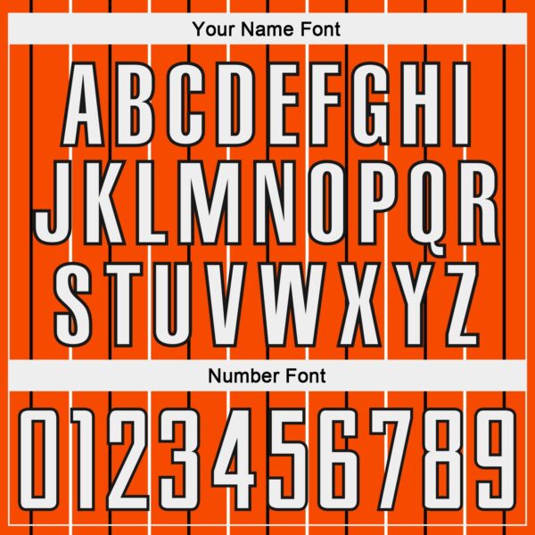 Custom Orange White-Black France Vertical Pinstripe Sublimation Soccer Uniform Jersey