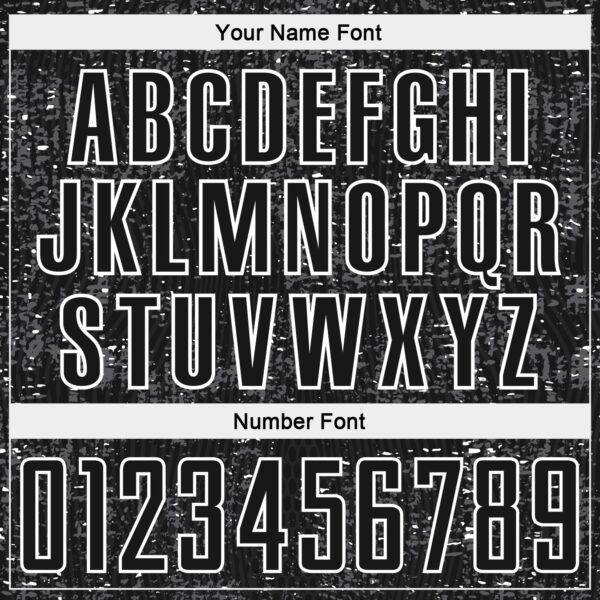 Custom Black Steel Gray-White France Speckle Sublimation Soccer Uniform Jersey