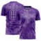 Custom Purple Light Purple-White France Speckle Sublimation Soccer Uniform Jersey
