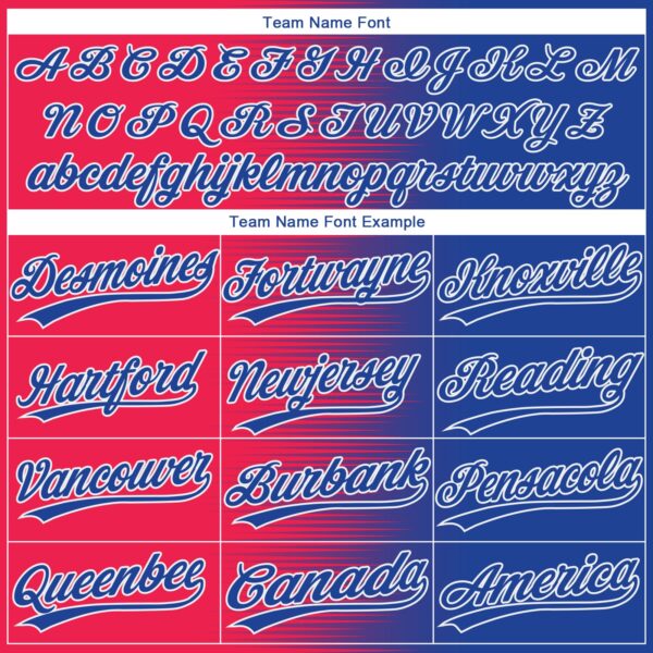 Custom Red Royal-White 3D Pattern Two-Button Unisex Softball Jersey