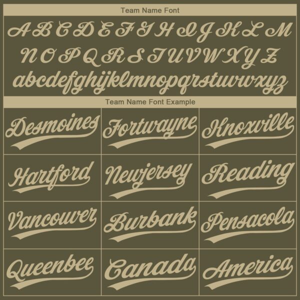 Custom Olive Vegas Gold-Camo 3D Pattern Salute To Service Two-Button Unisex Softball Jersey