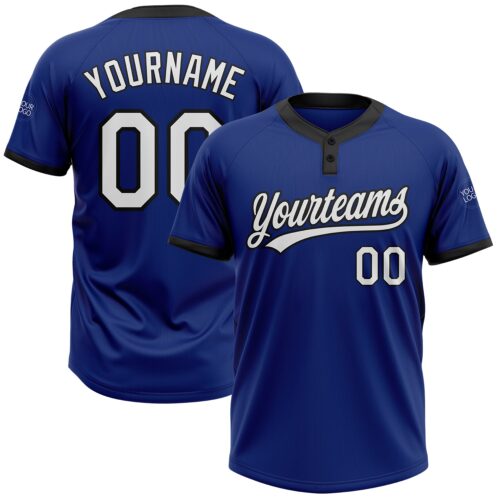 Softball0067_1e6afc3d-c8d6-4bbf-8fe9-75698e307706 Custom Royal White-Black Two-Button Unisex Softball Jersey