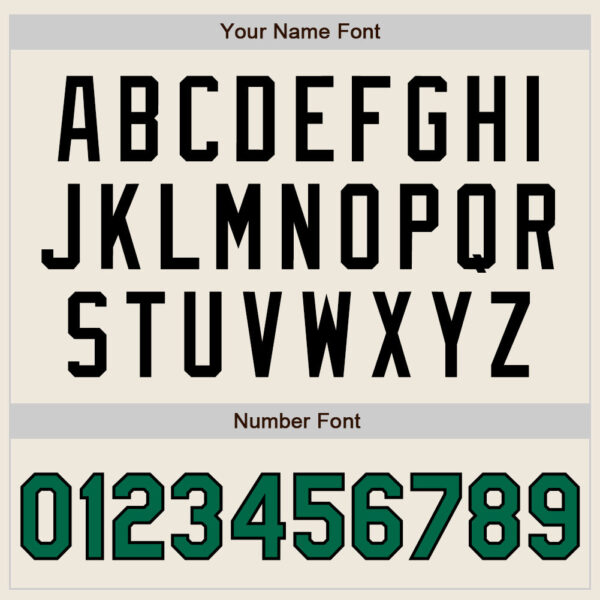 Custom Cream Kelly Green-Black Two-Button Unisex Softball Jersey