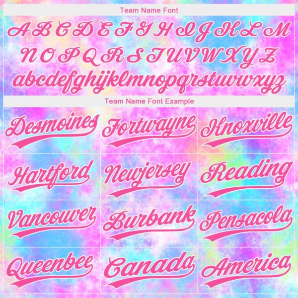 Custom Tie Dye Pink-White 3D Watercolor Gradient Two-Button Unisex Softball Jersey