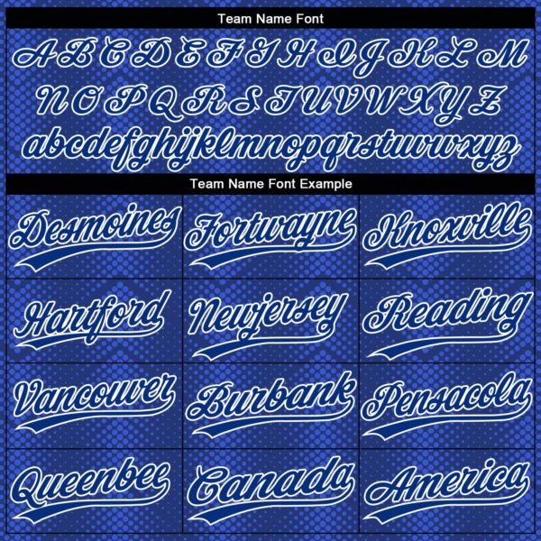 Custom Royal Royal-Navy 3D Pattern Two-Button Unisex Softball Jersey