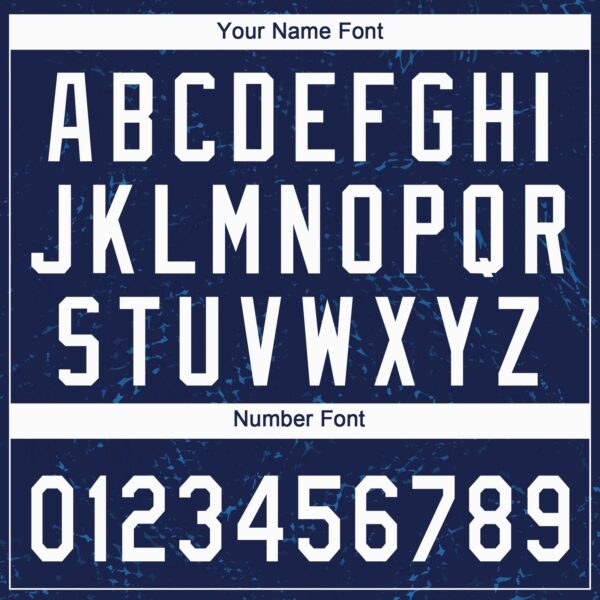 Custom Navy White 3D Pattern Two-Button Unisex Softball Jersey