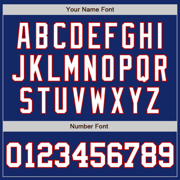 Custom Royal White-Red Two-Button Unisex Softball Jersey