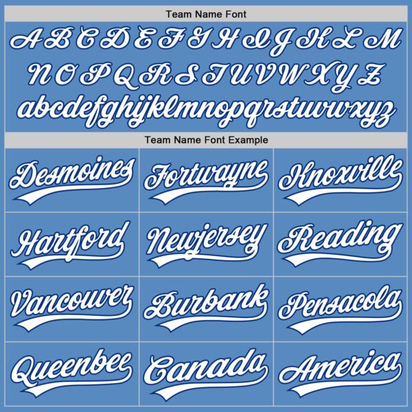 Custom Powder Blue White-Royal Two-Button Unisex Softball Jersey