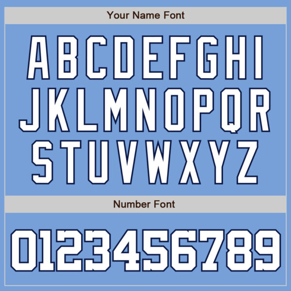 Custom Light Blue White-Navy Two-Button Unisex Softball Jersey