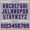 Custom Gray Purple-Black Two-Button Unisex Softball Jersey