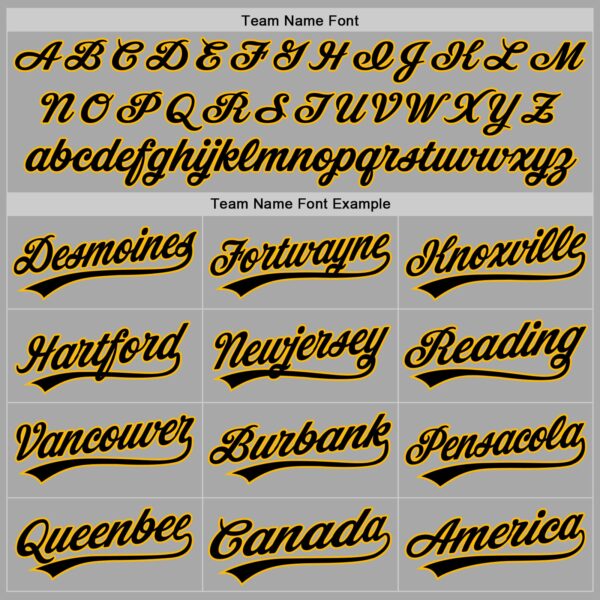 Custom Gray Black-Gold Two-Button Unisex Softball Jersey