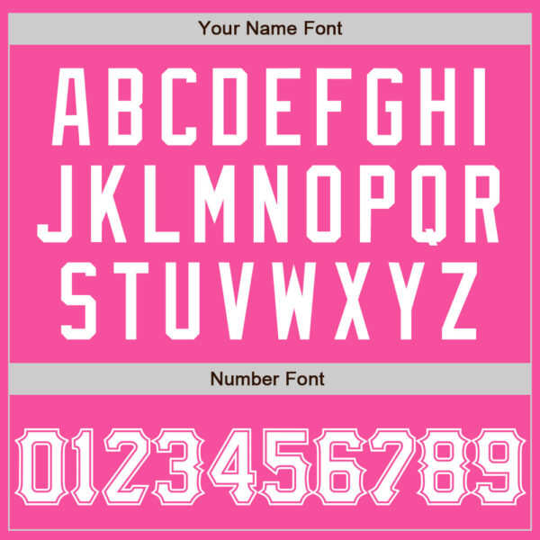 Custom Pink White Two-Button Unisex Softball Jersey