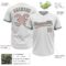Custom White Medium Pink-Kelly Green Two-Button Unisex Softball Jersey