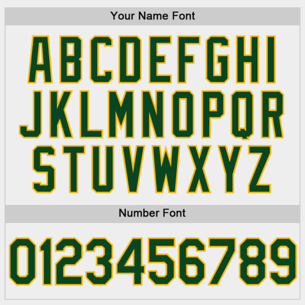 Custom White Green-Gold Two-Button Unisex Softball Jersey