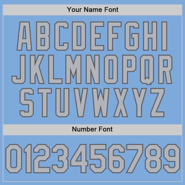 Custom Light Blue Gray-Steel Gray Two-Button Unisex Softball Jersey