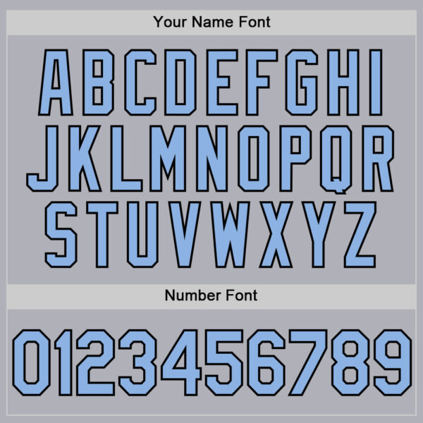 Custom Gray Light Blue-Black Two-Button Unisex Softball Jersey