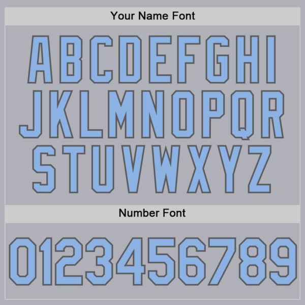 Custom Gray Light Blue-Steel Gray Two-Button Unisex Softball Jersey