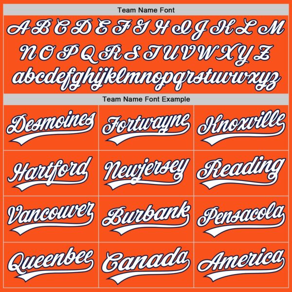 Custom Orange White-Navy Two-Button Unisex Softball Jersey