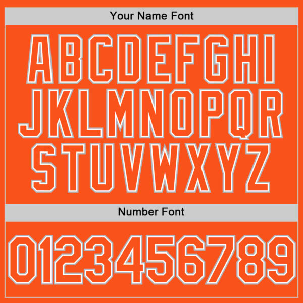 Custom Orange White-Gray Two-Button Unisex Softball Jersey