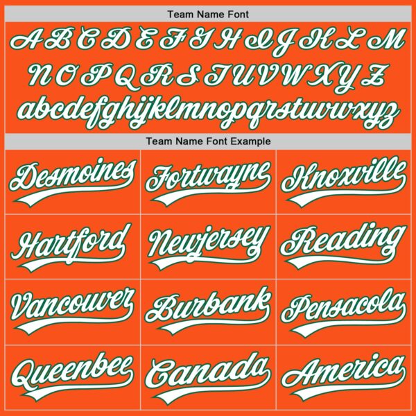 Custom Orange White-Kelly Green Two-Button Unisex Softball Jersey