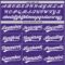 Custom Purple White Two-Button Unisex Softball Jersey