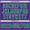 Custom Purple Kelly Green-White Two-Button Unisex Softball Jersey