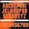 Custom Orange Black-White 3D Pattern Abstract Brush Stroke Two-Button Unisex Softball Jersey
