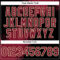 Custom Crimson Black-Cream 3D Pattern Abstract Brush Stroke Two-Button Unisex Softball Jersey