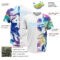 Custom White Light Blue 3D Pattern Hawaii Palm Trees Two-Button Unisex Softball Jersey