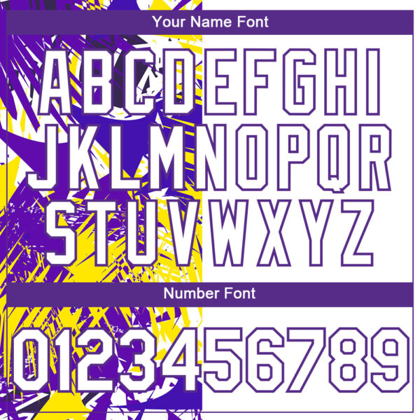 Custom White Purple 3D Pattern Tropical Palm Leaves Two-Button Unisex Softball Jersey