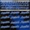 Custom Royal Black-White 3D Pattern Abstract Brush Stroke Two-Button Unisex Softball Jersey