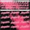 Custom Neon Pink Black-White 3D Pattern Abstract Brush Stroke Two-Button Unisex Softball Jersey