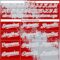 Custom Gray Red-White 3D Pattern Abstract Brush Stroke Two-Button Unisex Softball Jersey