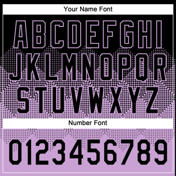 Custom Black Light Purple 3D Gradient Square Shape Two-Button Unisex Softball Jersey