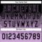 Custom Black Light Purple 3D Gradient Square Shape Two-Button Unisex Softball Jersey